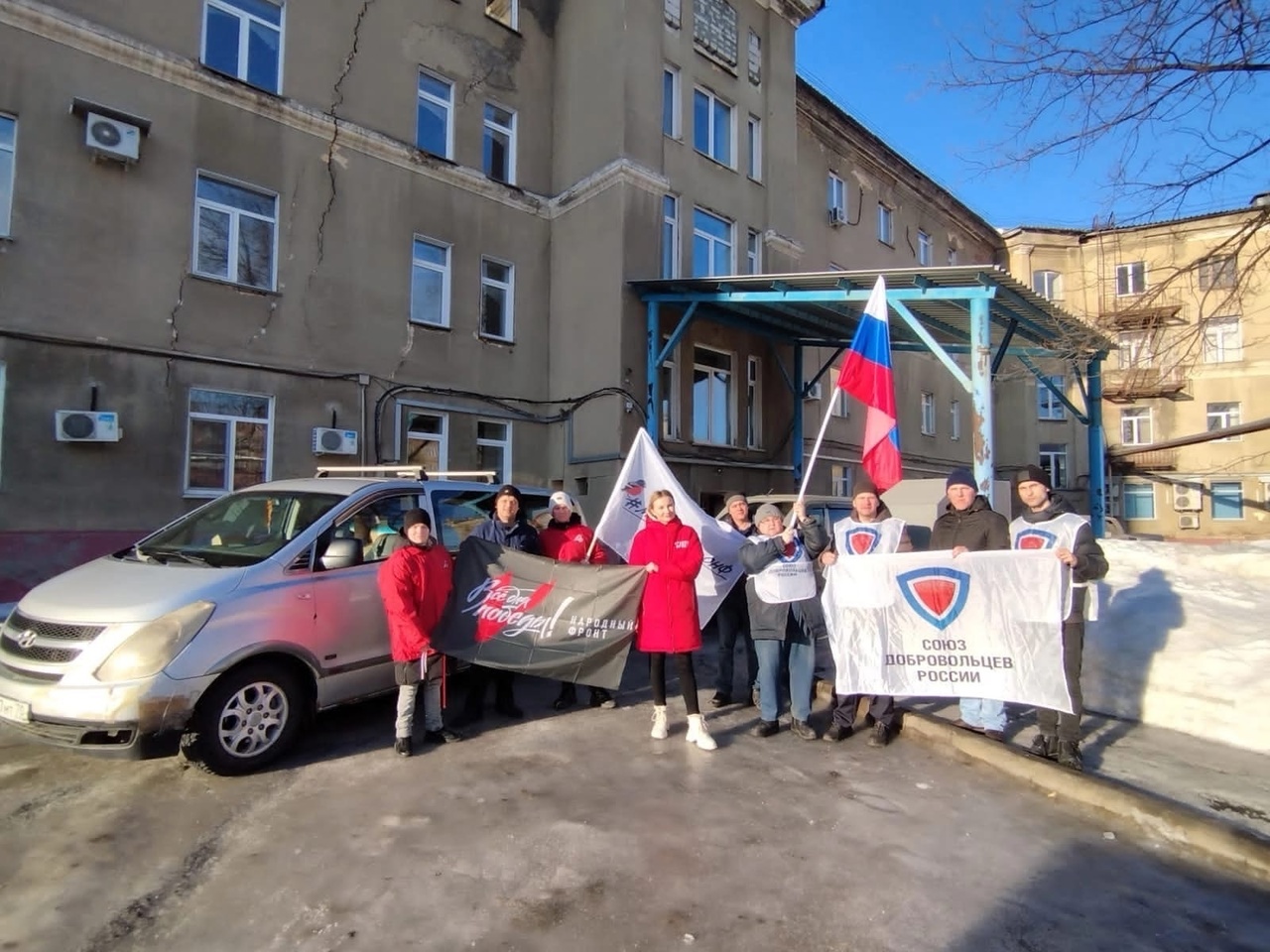 Кемеровские добровольцы передали очередную партию гумпомощи участникам СВО